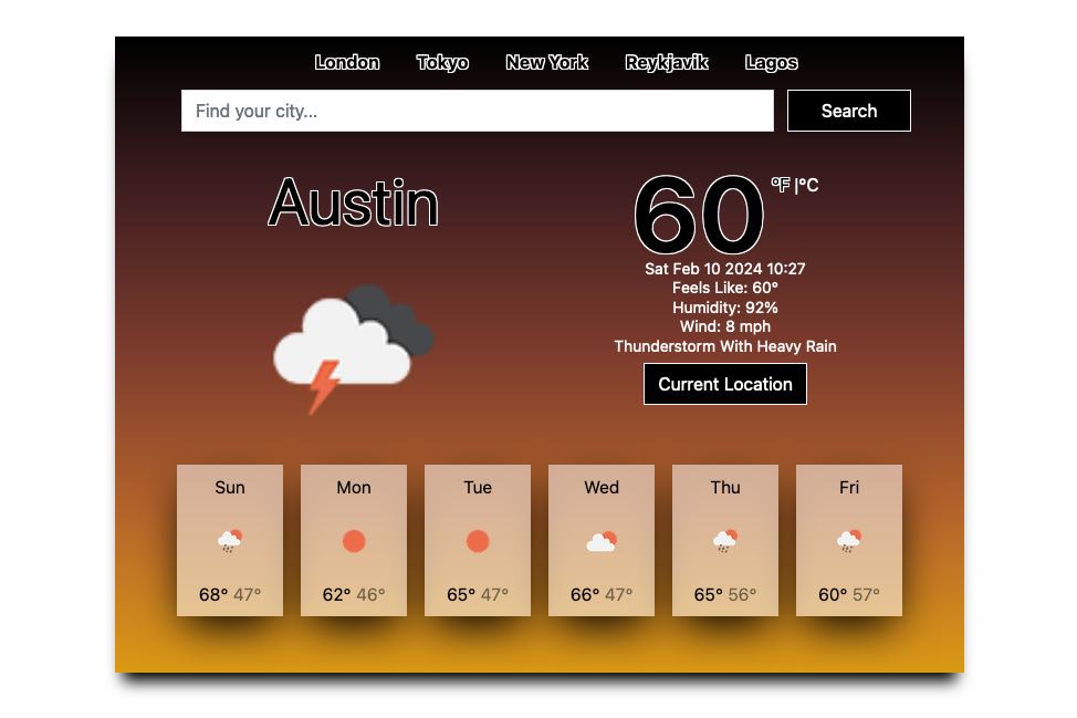 Weather 2 project